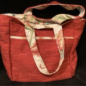 Woven Large Shoulder Bag